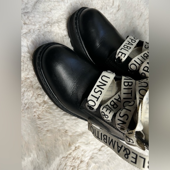 Zara Leather Boots - Picture 4 of 11